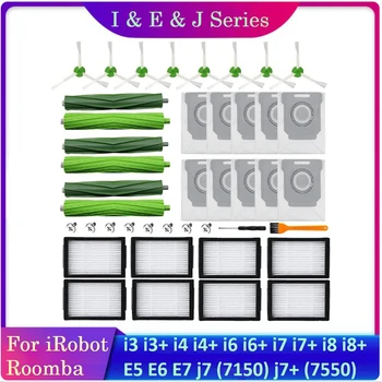Parçaları Aksesuarları Kiti Irobot Roomba I1 + I7 I7 + I3 + I4 + I6 + I8 + J7 + Artı I & J Artı Serisi Elektrikli Süpürge Rulo Fırçaları
