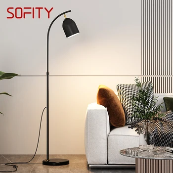 SOFİTY iskandinav zemin lambası Modern basit aile oturma odası yatak odası yaratıcılık LED dekoratif ayakta Lightanding ışık
