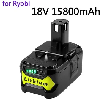 18 V pil 15800 mAh Li-On şarj edilebilir Ryobi Sıcak P108 RB18L40 şarj Edilebilir pil Paketi Güç Aracı Pil Ryobi ONE