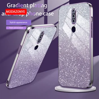 OPPO için F11 Pro Kılıf Galvanik Renkli Yumuşak Glitter TPU Cep Telefonu Kapak Lüks OPPO F11Pro telefon kılıfı