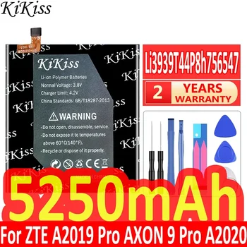 5250mAh KiKiss Güçlü Pil İçin ZTE A2019Pro AA2020 A2020N2 XON 9 Pro XON9 Pro / 10 Pro XON10 Pro 10Pro 5G