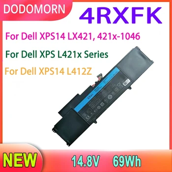 DODOMORN 4RXFK Laptop Batarya İçin Dell XPS 14 L421X Ultrabook 14-L421x L421x L412Z Serisi C1JKH FFK56 14.8 V 69Wh Yüksek Kaliteli
