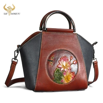 2022 Gerçek Hakiki Deri Lüks Tasarımcı Alışveriş kadın büyük el çantası Çanta Çanta Bayanlar Omuz Satchel Çanta Kadın 6639
