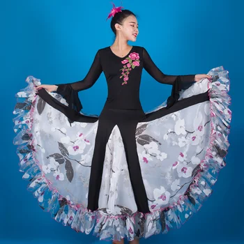 Zarif Balo Salonu Dans Yarışması Etek Kadınlar İçin tasarımcı kıyafetleri Sahne Kostüm Modern Giyim Vals Dans Kıyafeti JL2487