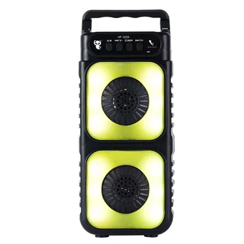 3 inç Hİ-Fİ Açık Taşınabilir Karaoke Makinesi Bluetooth Hoparlör Müzik Stereo Merkezi Kare Dans Soundbar Küçük Caixa De Som