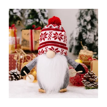 Noel Süs örgü Şapka Kızak Rudolph Bebek Meçhul Gnome Bebek Noel Dekorasyon Malzemeleri B