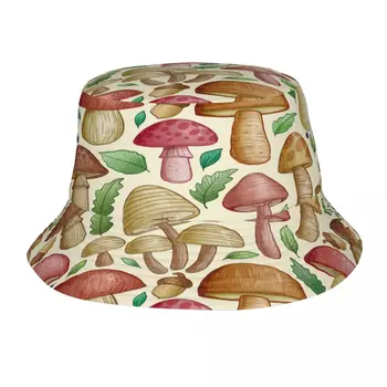 2023 Erkek Kadın Yaz Elle Çizilmiş Mantar Kova Şapka Bob Balıkçı şapka Açık Seyahat Güneşlik Moda Panama