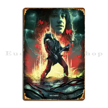 Eddie Munson Metal Plak Garaj Plaklar duvar resmi Sinema Kişiselleştirilmiş Duvar Tabela Posteri