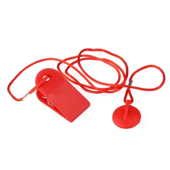Yedek Manyetik Koşu Bandı Koşu Bandı Emniyet Anahtarı Güvenlik-23cm Çap (Kırmızı)