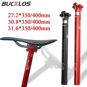 BUCKLOS bisiklet selesi sonrası 27.2 mm 30.8 mm 31.6 mm Bisiklet selesi sonrası Ultralight 350mm 400mm bisiklet koltuğu Tüp Bisiklet Aksesuarları