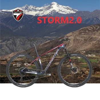 TWİTTER Hologram renk bisiklet 27.5/29in STORM2.0 11 S/12 S / 13 Hız disk fren Karbon Fiber Dağ Bisikleti bicicleta yetişkinler için