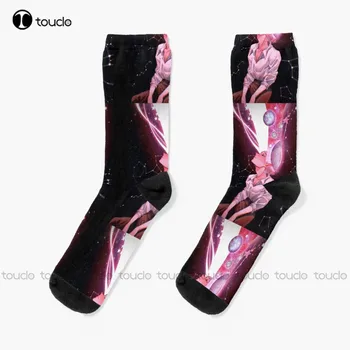 Technoblade Çorap Kişiselleştirilmiş Özel Unisex Yetişkin Genç gençlik çorapları Komik Sanat Streetwear Renkli Karikatür Çorap Özel Hediye Sanat