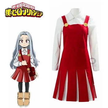 Anime Boku hiçbir My hero academia Sezon 4 Eri Kırmızı Elbise Cosplay Kostüm Üniforma Kıyafetler