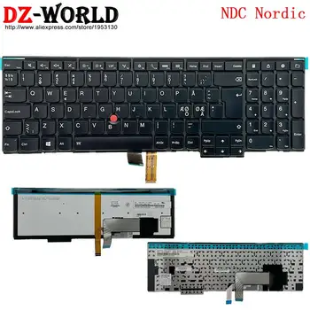 NDC İskandinav Arkadan Aydınlatmalı Klavye için Lenovo Thinkpad L540 L560 T540P W540 T550 W550S W541 T560 P50S L570 01AX356 01AV278 01AX650