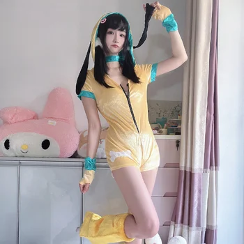 Cadılar bayramı sevimli seksi hayvan rol oynamak tulum cosplay parti performansı Tek parça japon animesi güzel kız giysileri FRVQ