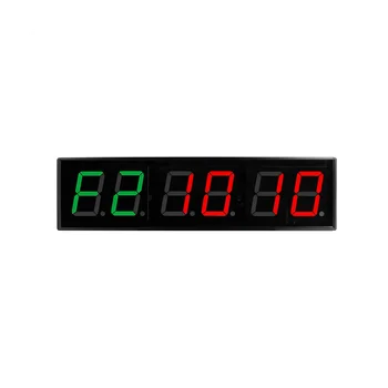 Ekran Spor Zamanlayıcı 1.5 İnç Haneli Geri Sayım / Yukarı Zamanlayıcı Boks Döngüsü Aralığı Saat Kronometre Spor Eğitimi AB Tak