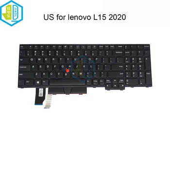 Orijinal İngilizce Trackpoint Klavye İçin Lenovo ThinkPad L15 Gen 1 2020 ABD QWERTY Dizüstü Bilgisayar Klavyeleri L15NBL-105US 5N20W68109