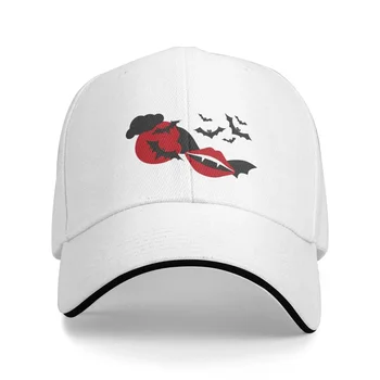 Vampir Ağız (kırmızı) beyzbol Kapaklar Snapback Moda beyzbol şapkaları Nefes Rahat Açık erkekler Ve kadınlar İçin Çok Renkli