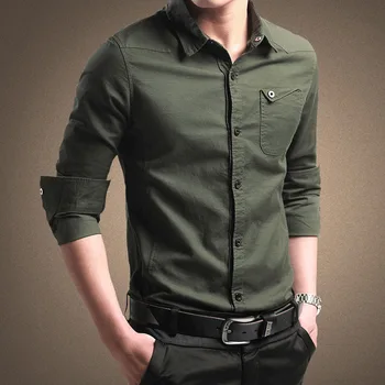 MRMT 2023 marka erkek gömleği uzun kollu pamuklu gömlek erkekler için uygun genç iş saf renk İnce gömlek