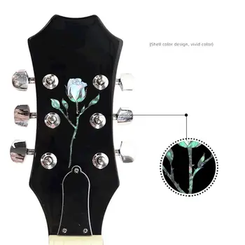 Gitar Mesnetli Çıkartması Boyun Sticker Yenilik PVC Gitar Kafa Çıkartmalar Bas Vücut Çıkartmaları Sticker DIY Kişiselleştirin Gitar Aksesuarları