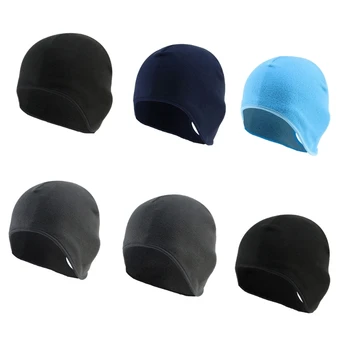 Unisex Şapka Erkekler Kadınlar Polar Fleece Şapka Kış Bere Şapka Açık Bisiklet Şapka Gençler için Çocuk Nefes Sıcak Kap Headdress