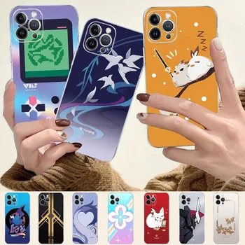 Oyun Honkai Yıldız Raylı Telefon kılıfı için iPhone 14 13 12 11 Pro Max XS X XR SE 2020 6 7 8 Artı Mini Koruyucu Kabuk