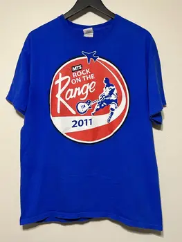 2011 Kaya Aralığı Festivali T Shirt Boyutu L Mavi Alice İn Chains Evanescence