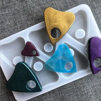 1 adet Aşk Şekli silikon kalıp Kolye Zanaat DIY Şeffaf UV Reçine Sıvı Kalıpları DIY Yapımı için Bulma Aksesuarları