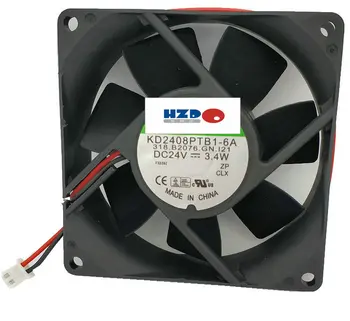 Ücretsiz kargo HZDO 8025 24 V 3.4 W KD2408PTB1-6A soğutma fanı 80 * 80*25 MM
