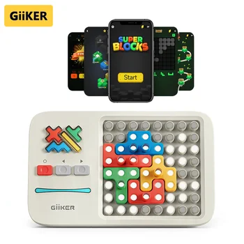 Giiker Süper Bloklar 1000 + Tesviye Zorlukları Mantık Egzersiz Kurulu Oyunu eğitici yapboz Çocuklar için Akıllı app akıllı oyuncak