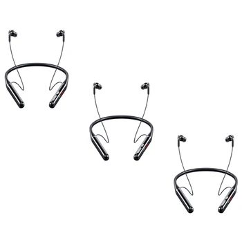 3X S650 100 Saat Bluetooth Kulaklık Stereo Kablosuz Bluetooth Kulaklık Boyun Bandı Kulaklık