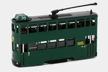 Küçük Şehir No. 32 HONG KONG TRAMVAY-Sai Wan Ho Deposu 1/120 Otobüs pres döküm model araba Koleksiyonu Sınırlı Sayıda Hobi Oyuncak Araba