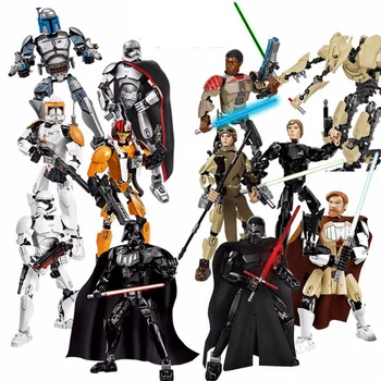 23-31cm Star Wars Koleksiyonu Karakter aksiyon figürü Anime Figürleri Boba Fett Darth Vader Acı Koleksiyon Model Oyuncaklar Hediye