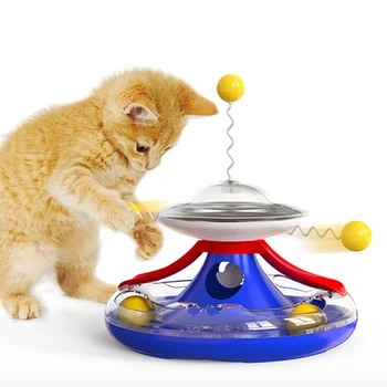 Kedi Oyuncak Küçük Köpekler İçin Orijinal Yavaş Köpek Besleyici Komik Pet Oyuncak Sızıntı Topu Gıda Dondurma İnteraktif Tedavi Kedi Oyuncak