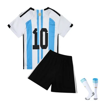 Çocuk Futbol Formaları Erkek ve Kız Gençlik futbol tişörtü Şort Çorap 3 parça/takım Spor Eğitim Üniformaları