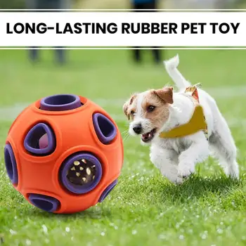 Diş taşlama Pet oyuncak dahili ses veya ışık ile köpek çiğneme topu oyuncak evcil hayvan dişleri için Can Sıkıntısı kabartma Köpekler için Oyun