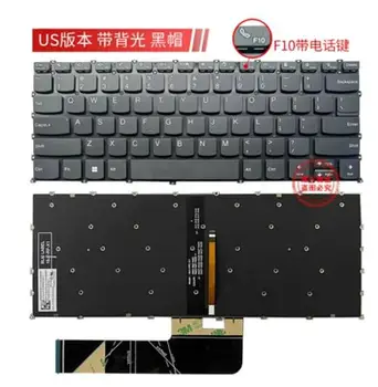 ABD Siyah Klavye İçin LENOVO ThinkBook 14 G3 ACL,14 G3 ITL,14 G4 IAP 14 G4 ABA ARKADAN AYDINLATMALI (F10 anahtar telefon anahtarıdır)