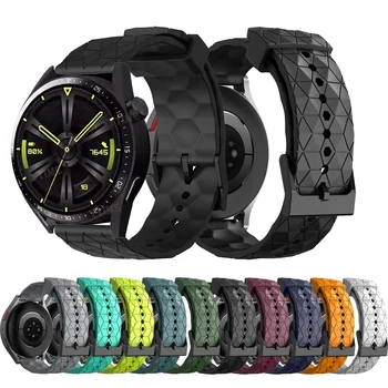 Silikon Watchband Kayışı İçin Huawei İzle 3 / Watch3 pro Yeni / GT 2 Pro / GT2 GT3 46mm Akıllı Bileklik Bilezik Yedek kemer