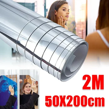 Kendinden yapışkanlı Ayna Duvar Sticker Büyük Rulo Etiket Ayna Duvar Sticker Tek Parça Ayna Duvar Sticker Kare Наклечки 2024