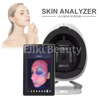 Profesyonel AISIA 3D Sihirli Ayna Cilt Analizörü Yüz Analiz Makinesi Yüz Test Cihazı UV Analizi Cilt Tarayıcı Salon Güzellik İçin