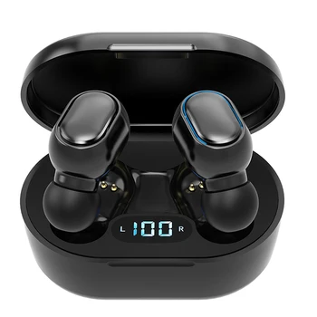 Siyah Kablosuz Bluetooth 5.0 Taşınabilir Akıllı Gürültü Azaltma Kulaklık Handsfree Çağrı HD Stereo Müzik Kulaklık