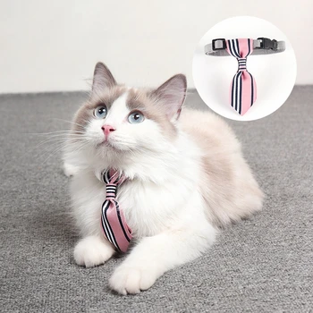 1 ADET köpek tasması Ayarlanabilir Toka Pet Yaka Moda Kedi Kravat Pet Yaka Kedi Yavrusu Yavru Atkısı Köpek Aksesuarları