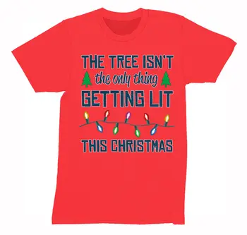 Erkek Ağacı değil Sadece Bir Şey Yaktı Çirkin noel kazağı Parti Hediye T-Shirt