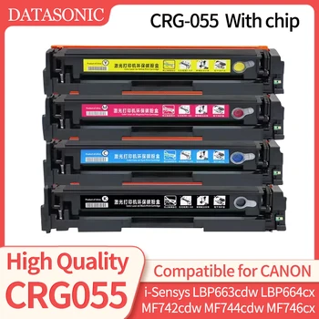 (Çip ile) CRG - 055 CRG055 CRG-055H için Uyumlu Toner Kartuşu Canon Görüntü sınıfı MF746Cx MF742Cdw MF743Cdw LBP664Cdw LBP663