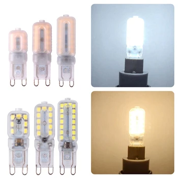6/10/20 adet G9 Süper parlak LED lamba Ampul 5W 7W 9W 220V 2835 Lamba Soğuk Beyaz / Sıcak Beyaz Sabit Güç ışığı LED aydınlatma ampülleri