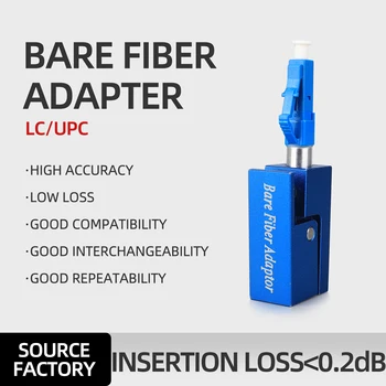 Fiber Optik Flanş Fiber Optik Kare LC-UPC/ APC FTTH Aracı Telekomünikasyon Ağı için Çıplak Fiber Optik Adaptör