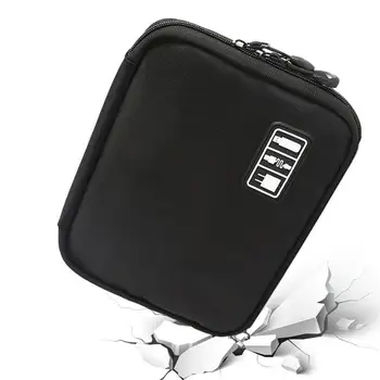Kablo çanta düzenleyici saklama çantası Kablosu Seyahat Organizatör Depolama Organizatör Taşınabilir Elektronik Organizatör Kablo Kılıfı Darbeye Dayanıklı