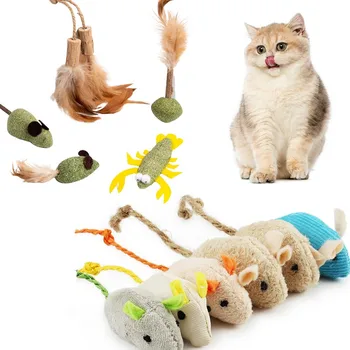 Mix Pet Oyuncak Catnip Fareler Kediler Oyuncaklar Eğlenceli Peluş Fare Kedi Oyuncak Yavru Kedi Köpek Oyun Oyuncak Evcil Hayvanlar İnteraktif Oyuncaklar Evcil Hayvan Ürünleri