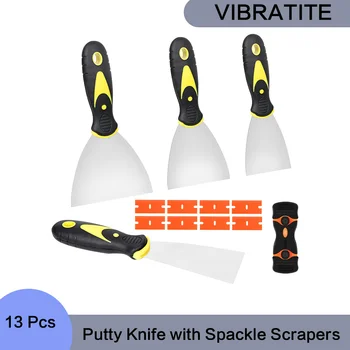 13 Adet Macun Bıçağı Spackle Sıyırıcılar Sıyırıcılar Plastik Kazıyıcı Boyama Alçıpan Tamir Pencere Dolum Çatlakları