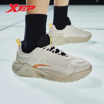 Xtep Starfall TD rahat ayakkabılar Erkekler İçin 2024 Bahar Artış erkek spor ayakkabıları Retro Eğlence Aşınmaya Dayanıklı Spor Ayakkabı 876119320013